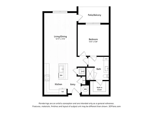 Floor plan 1C