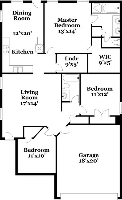 3 bed, 2.0 bath, 1365 sqft, $1,975 — Photo 2