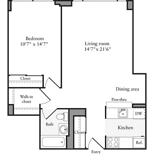 Building Photo - 505 W 54th St #404