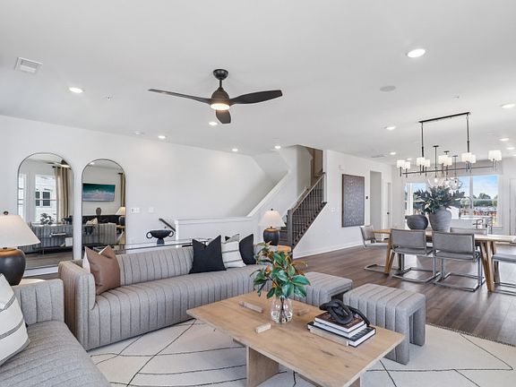 Sunlit Gathering Room Opens to the Cafe and Kitchen