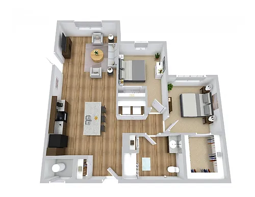 Floor plan 2 Bedroom