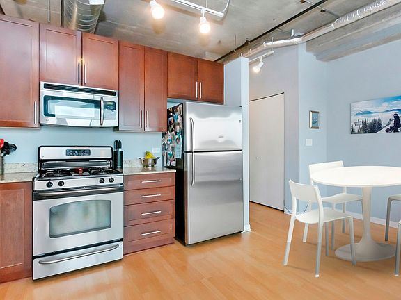 Living/dining room area can fit a small table for 2-4 people and still have a very large living spac