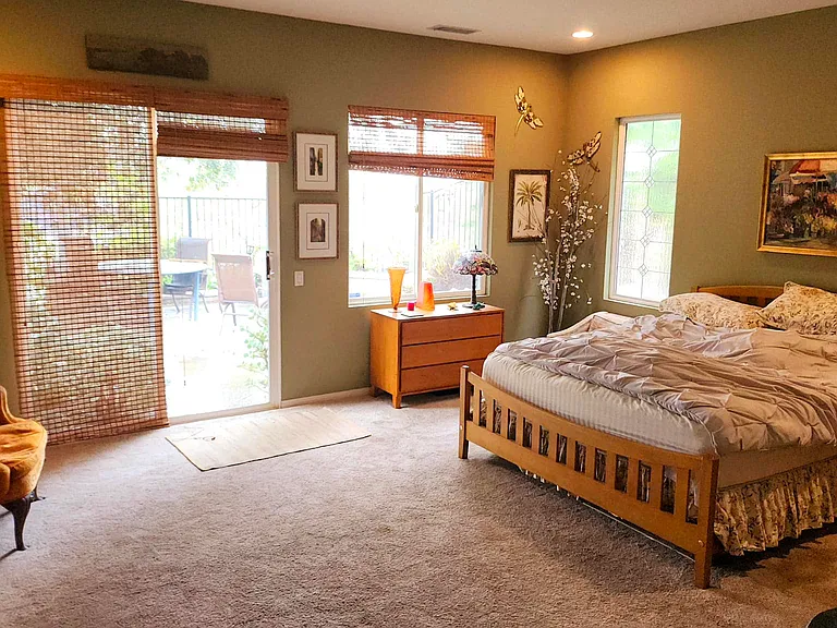 The Master bedroom is very spacious (over 375 sq ft.)
