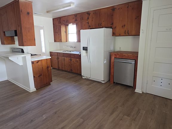 kitchen has room for a table