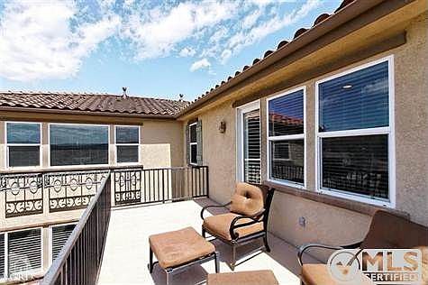 Master bedroom balcony.