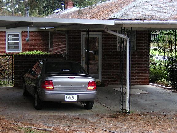 carport parking with large parking lot