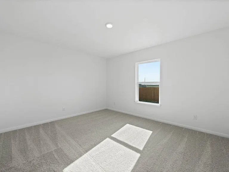 Master bedroom features a walk-in closet and it's own bathroom.