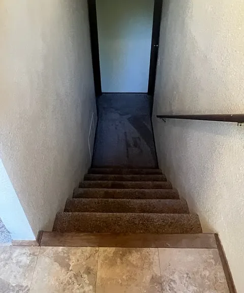 Entry way to downstairs