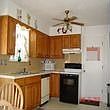 New cabinets, counter tops, ceiling fan and very clean