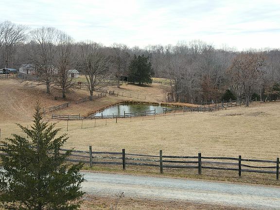 The beautiful view of the next door horse farm
