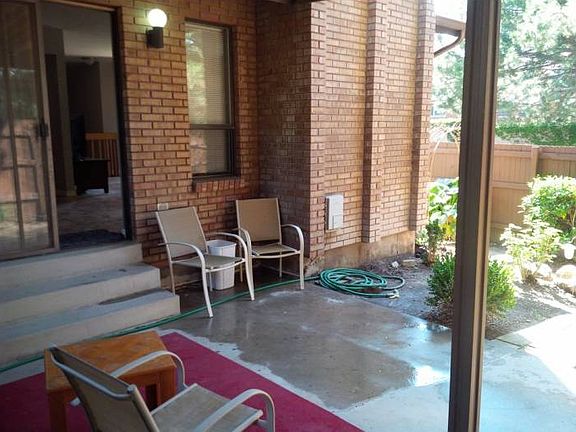 Patio into house