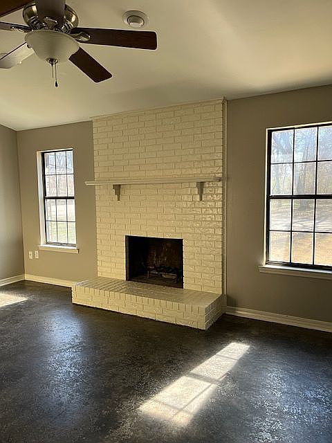 updated fireplace paint 2020