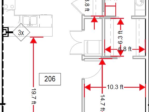4th image of 106 Mountain Haus Dr #1B-1Ba-800Sqft