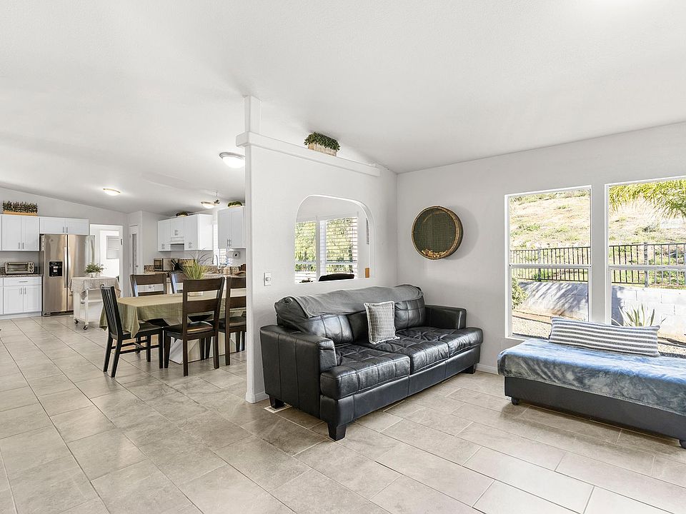 View of kitchen from living room