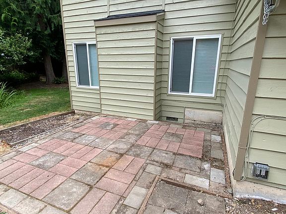 Patio off living room