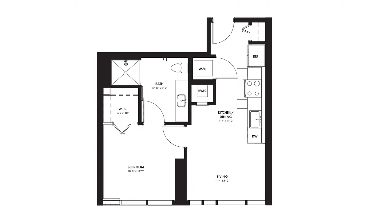 Floor plan 1B