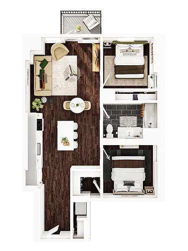 Floor plan B2