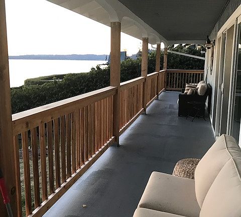 Waterside deck