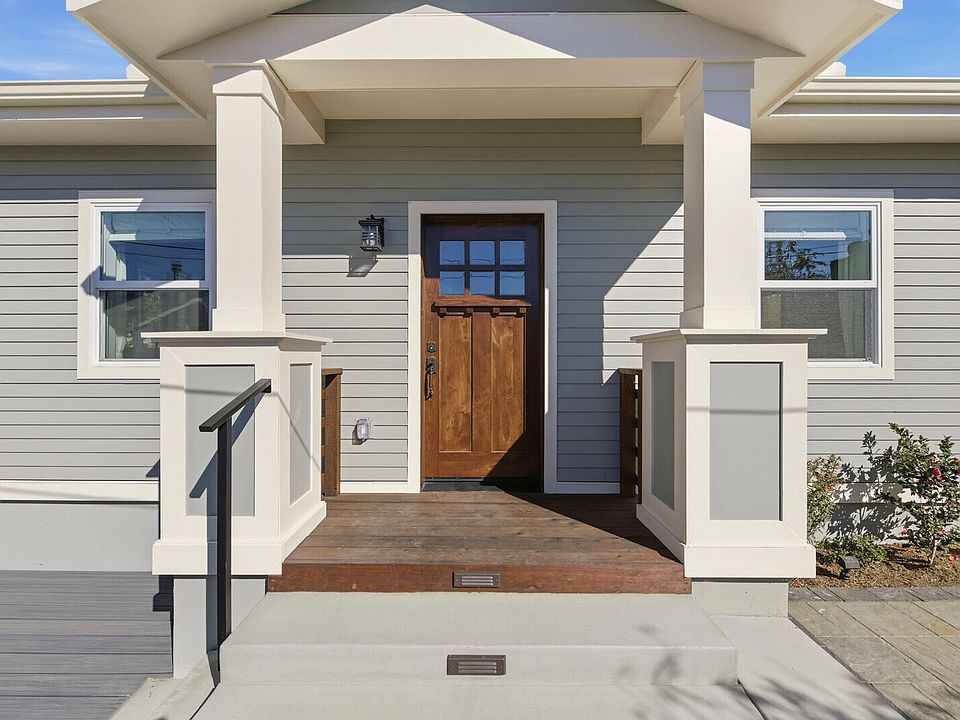 Front door and porch