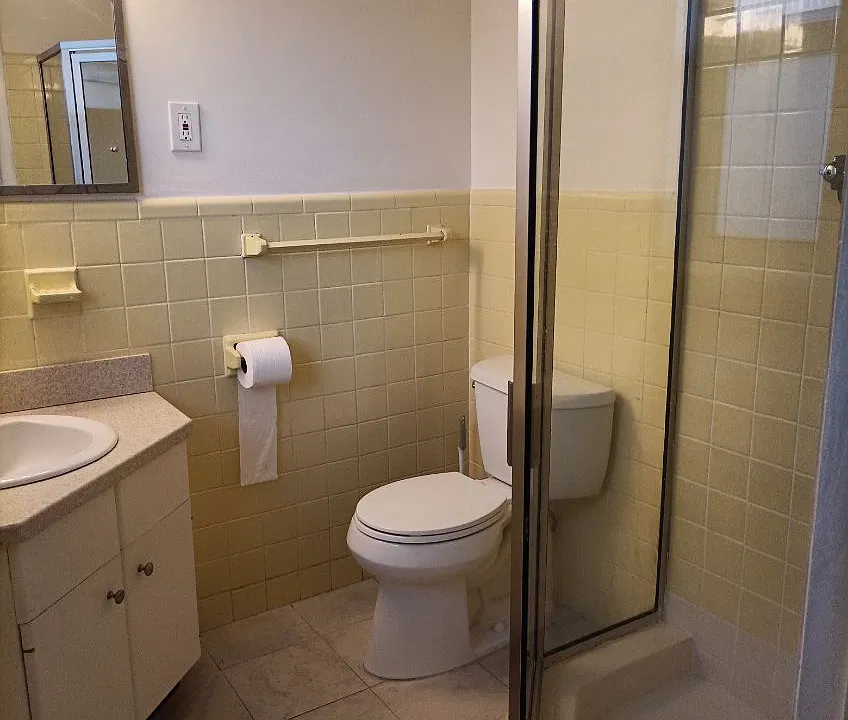 Bath with new Shower Door