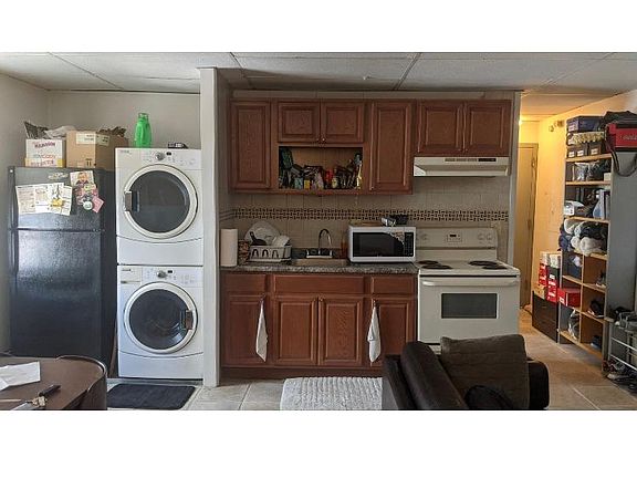 Kitchen area of the unit