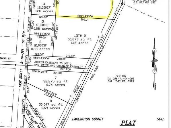 LOT 1 Easy St, Hartsville, SC 29550