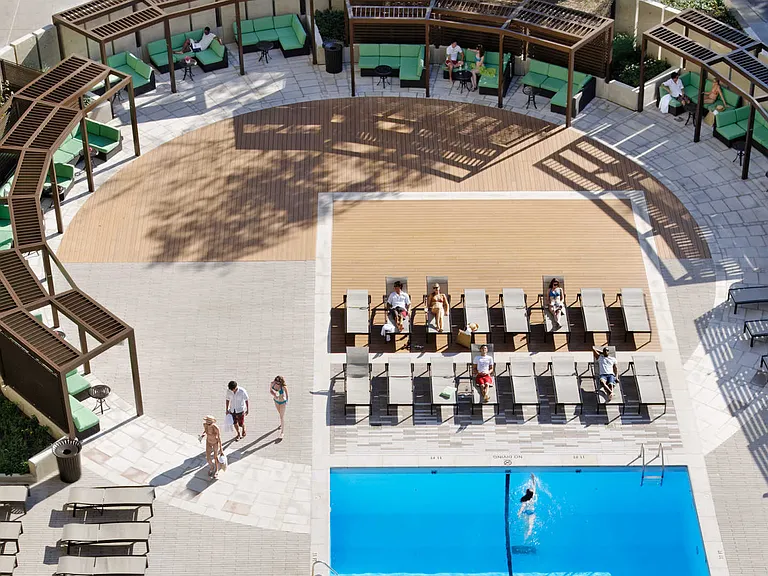 Access to Swimming Pool with Sun Deck