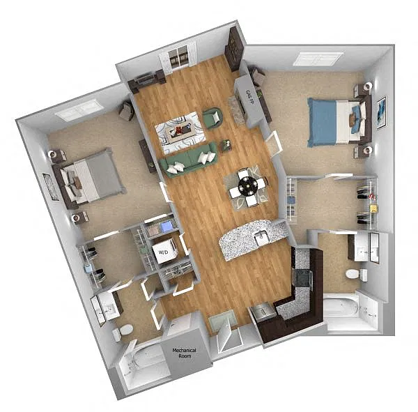 Floor plan B1