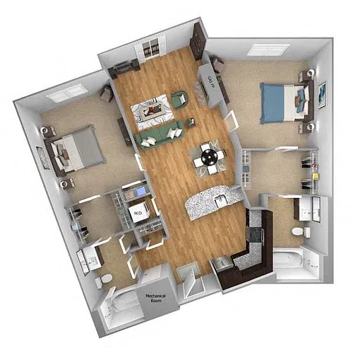 Floor plan B1