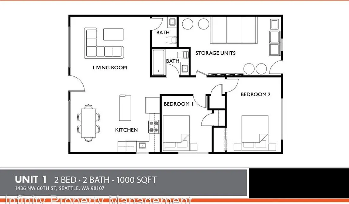 2 bed, 1.5 bath, 1000 sqft, $2,350 — Photo 2