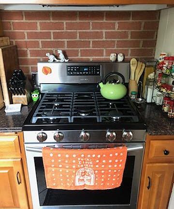 New gas stove