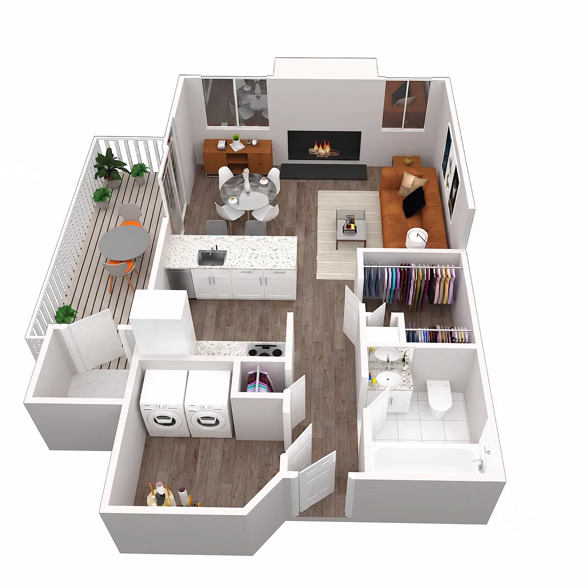 Floor plan The Studio Sundeck-Premium