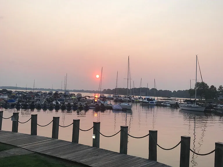 Take a stroll around the boardwalk