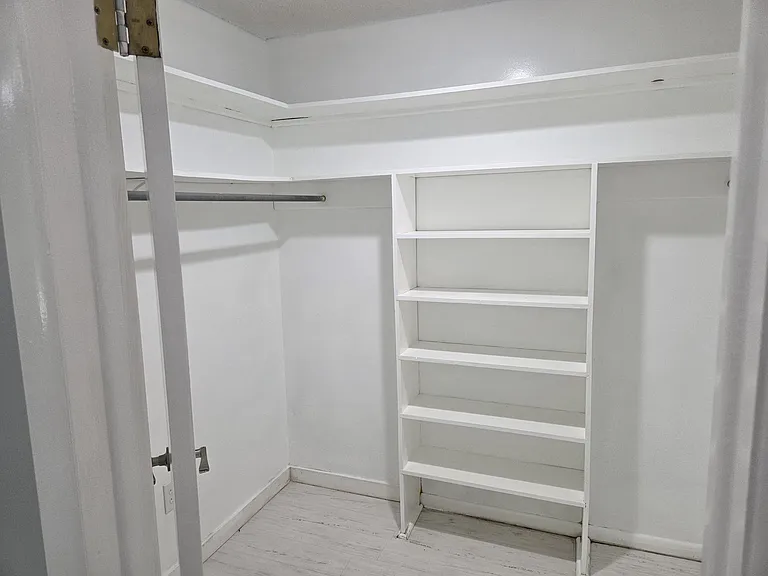 Large walk-in closet in the 2nd bedroom