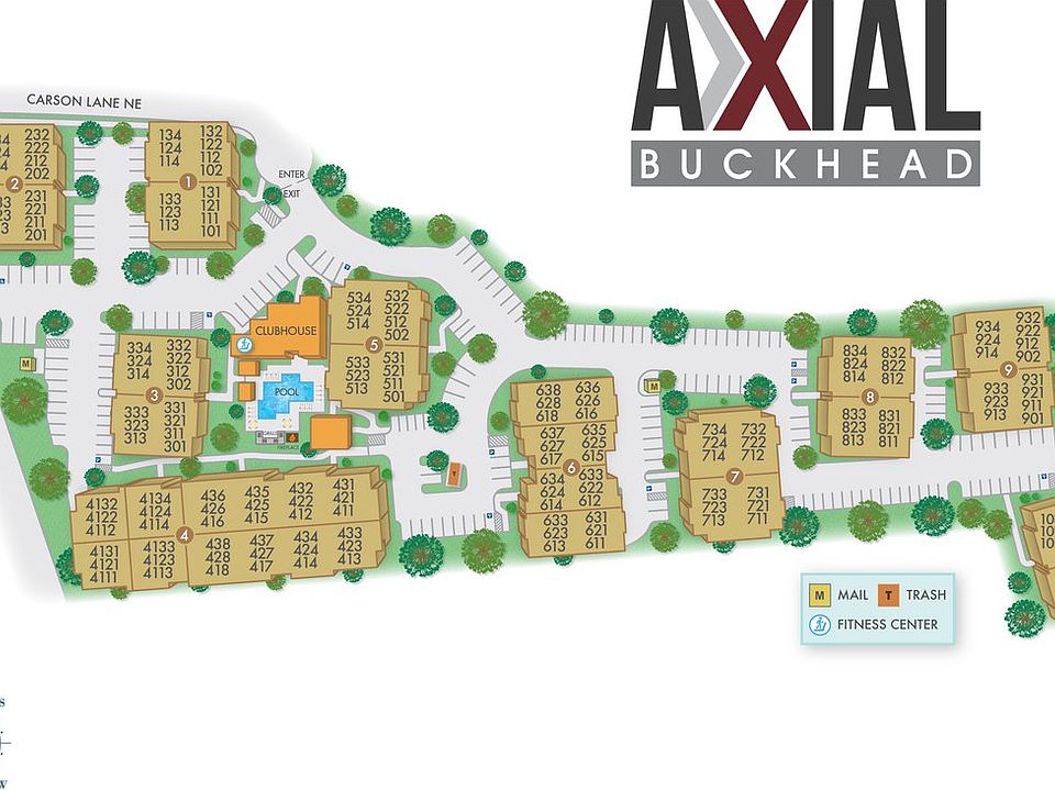 Axial Buckhead community map