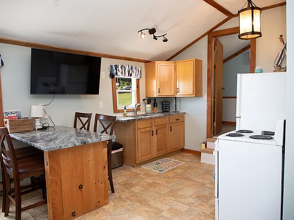 Dining area and kitchen