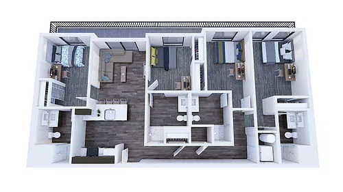 Floor plan 4x4 A Veranda