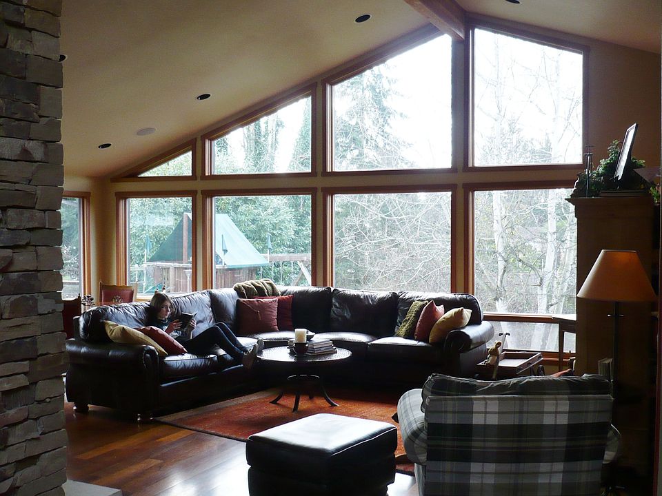 Great Room with View of Creek