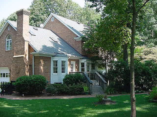 Rear of home