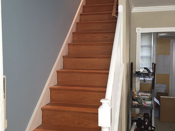 Stairs to bedroom-bathroom