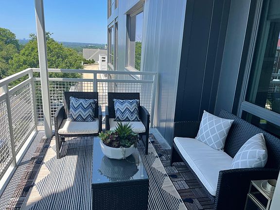 Private, spacious balcony