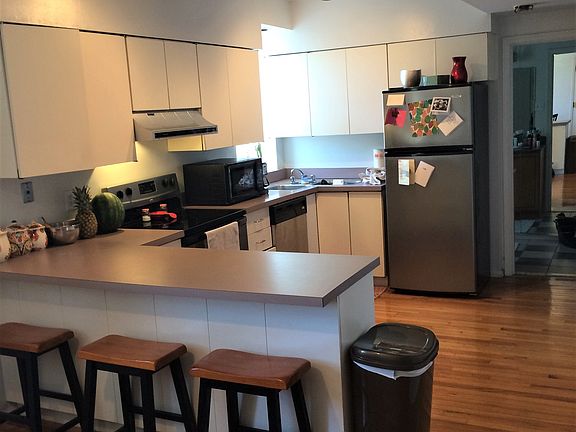 Kitchen with updated appliances.