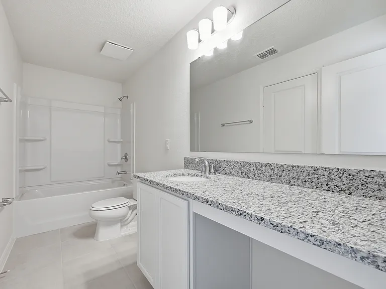 Shared second bathroom
