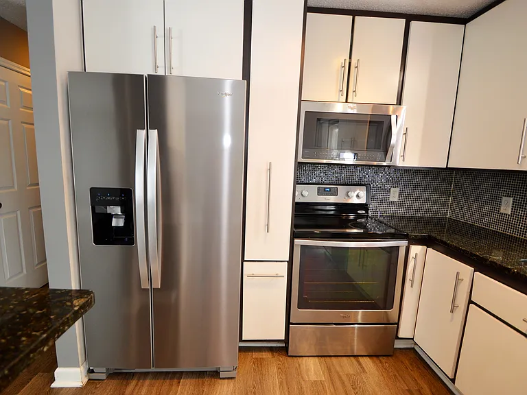 Brand new Whirlpool refrigerator.
