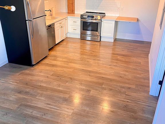 Open concept kitchen and living room