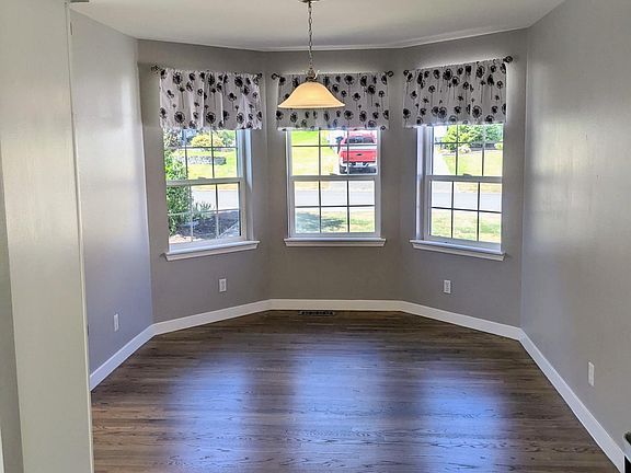 Large dining room off of kitchen
