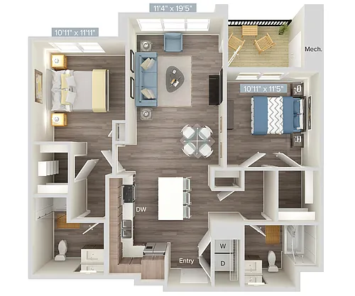 Floor plan B4-223