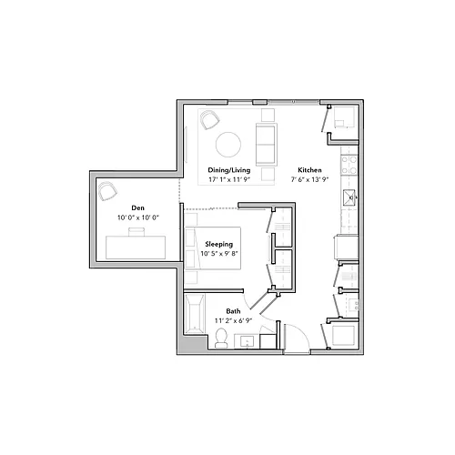 Floor plan Marina