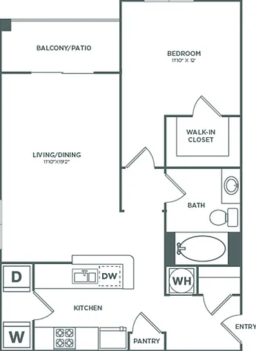 Meridian | 790 SF Meridian | 790 SF