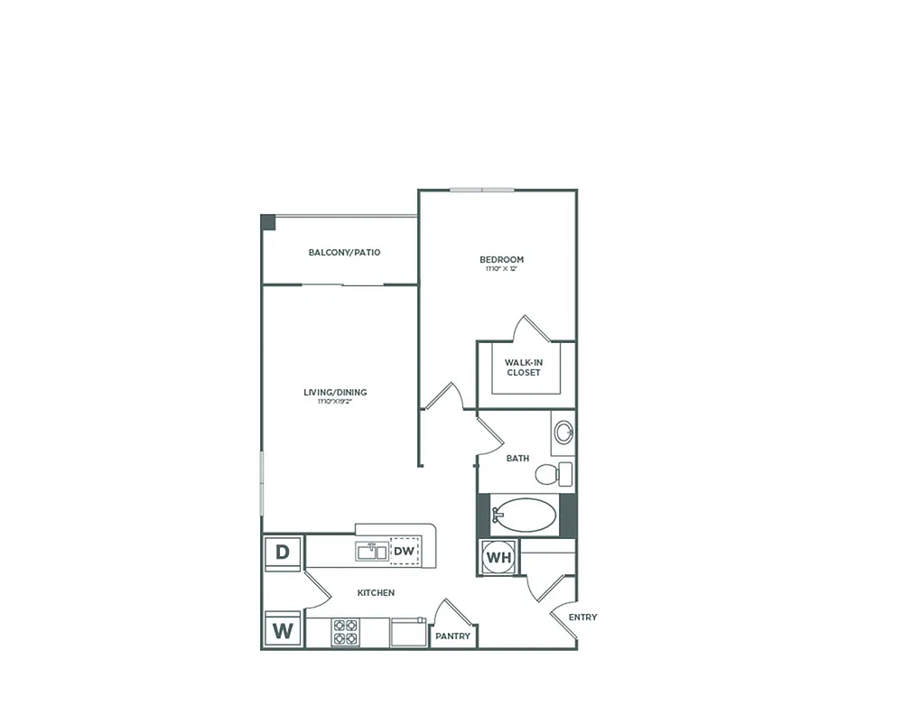 Floor plan Meridian